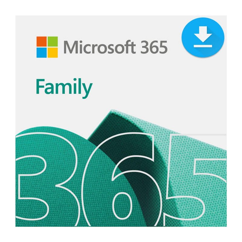 Microsoft 365 Family for up to 6 People 12-month Subscription Download ...
